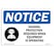 Signmission OSHA, Hearing Protection Required With Symbol, 14in X 10in Rigid Plastic, OS-NS-P-1014-L-13390 OS-NS-P-1014-L-13390 - alternate 1